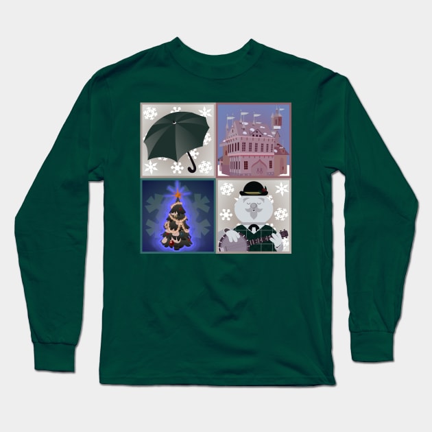 Rudolph - Sam the Snowman Squares Long Sleeve T-Shirt by JPenfieldDesigns